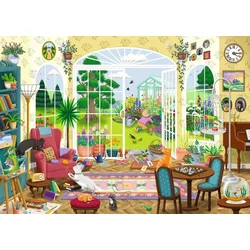 Ravensburger - Puzzle Poletni vrtni salon - 1 000 kosov