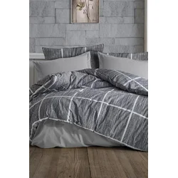 Aberto Design Komplet posteljina Rian, 195x220 cm, 200x240 cm, Siva