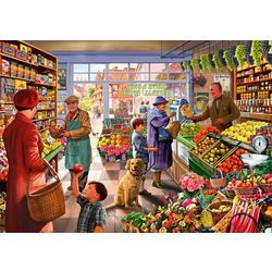 BlueBird - Puzzle Crisp: Greengrocer Village - 1 000 kosov
