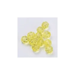 Akrilna perla 8 mm zuta pakovanje 30 gr