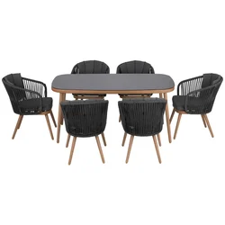 Ambia Garden VRTNI SET aluminij siva