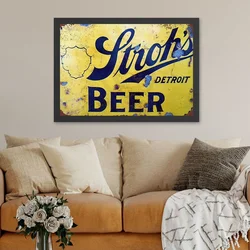 Wallity Uramljena slika Detroit Beer, 35x45 cm