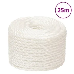 Radno uže bijeli 12 mm 25 m od polipropilena