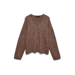 VERO MODA Pulover VMBERRY rjava
