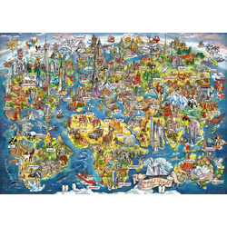 Gibsons - Puzzle Čudovit svet - 1 000 kosov