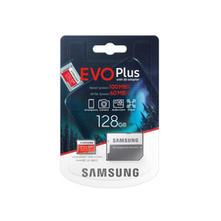 Samsung MB-MC128HA - MicroSDXC 128GB EVO+ U3 100MB/s + SD adapter