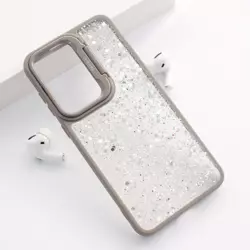 Maska Crystal Dots za Samsung S24 FE/ S721B srebrna