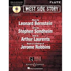BERNSTEIN:WEST SIDE STORY PLAYALONG+CD FLUTE