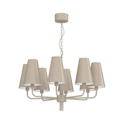 Luster na lancu TORTOLA 8xE14/15W/230V bež