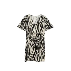 VERO MODA Dolga srajca VMMYMILO  greige / črna