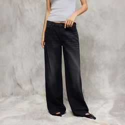 Farmerke wide leg sa niskim strukom