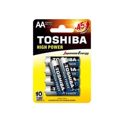 Toshiba High Power LR6 AA alkalne baterije 4+2 gratis, 6 komada