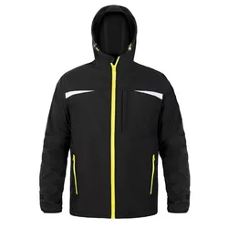 Softshell jakna sa kapuljačom crna