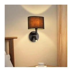 Brilagi - LED zidna lampa DAYA 1xE14/40W/230V + LED/3W crna