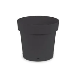 Gardino-saksija melrose glamour 14x15h antracit ( 34428 )