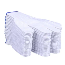 Aidier Radne rukavice CW934936, 50 pari, Belo-plave