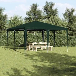Šator za zabave Zelena 400 x 400 x 266 cm Polietilen i čelik
