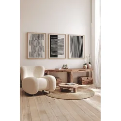 Wallity slika 3Dartsoho78, 3 dijela, 33 x 48 cm