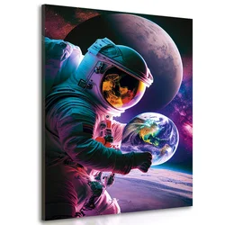 Slika astronavt na vesoljski odpravi - 20x30