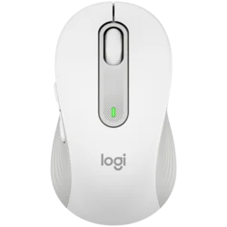 LOGITECH M650L Signature Bluetooth Mouse - OFF-WHITE - LEFT
