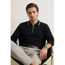 Trendyol Muška majica Tmnss26Po00003, Crna