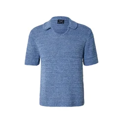 Abercrombie & Fitch Pulover MAY4 RAFIA  modra