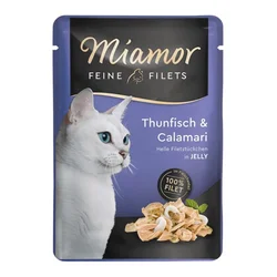 Miamor mesni fileti u želeu- tunjevina i kalamari 100gr