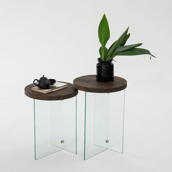 Hanah Home Set klub stolova Serenity 2, 2 komada, Smeđi