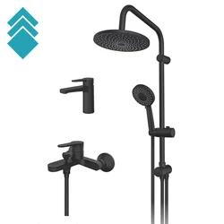Rosan Set za kupatilo 3u1 Blau, Crni