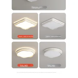 Gujia Plafonska lampa LED, 60 W, Bela