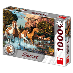 Dino HORSES 1000 tajna kolekcija Puzzle NOVO