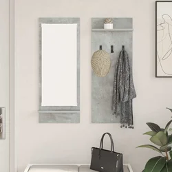 Vješalica za kapute na zidu Zidne Betonski sivi 70 x 10 x 90 cm
