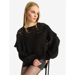 Bianco Lucci Pulover Pullover črna