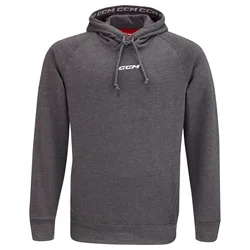 Otroški pulover CCM Team Fleece Pullover Hoodie Dark Grey S