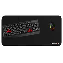Huzaro Gaming Podloga za miš i tastaturu Mousepad 1.0 XL 80x40 Black
