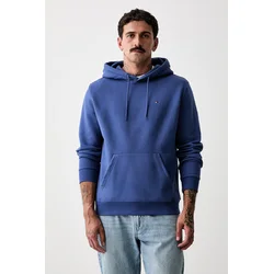 Tommy Jeans pulover s kapuco moški z bombažem
