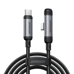 Joyroom Kotni USB-C kabel 60 W, 1,2 m – črn