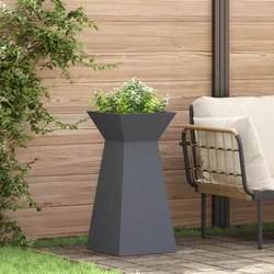 Stup saksija 2 pcs Antracit 35 x 35 x 73 cm