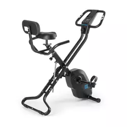 CAPITAL SPORTS AZURA X1, X-Bike, 120 kg, mjerenje pulsa, sklopljiv, 4 kg, crni