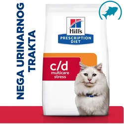 Hills Prescription Diet Suva hrana za mačke, c/d Multicare, Okeanska riba, 1.5kg