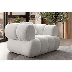 Atelier del Sofa Fotelja Petra, 120 x 90 x 65 cm, Bela