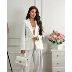 Squareonline Ženski sako Golden Touch White, Beli