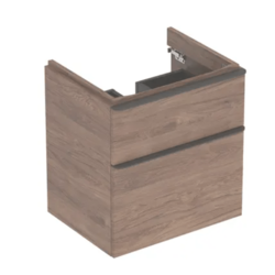 Geberit 500.352.JR.1 - Kupaonski ormarić ispod umivaonika Smyle Square 61,7x58,4 cm orah