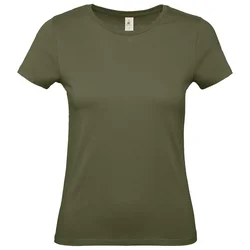 MAJICA KRATKI RUKAVI B&C #E150/WOMEN MASLINASTO ZELENA S