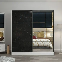 Hanah Home Kale 3164 Garderober, 180x190x52cm, Crno-beli