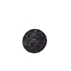 Conceptum Hypnose Tepih Marble, O140 cm, Crno-beli