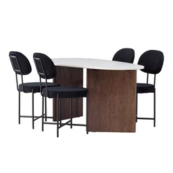 jedilnica set Dallas 4173 75x90x180cm