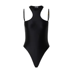 Versace Jeans Couture Bodi majica črna