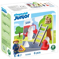 PLAYMOBIL 72088 - JUNIOR - gasilska sestavljanka - 1 k.