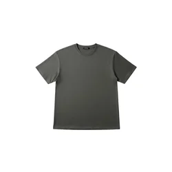 Kleidermafia Majica Loose Fit Basic T-shirt - Khaki kaki
